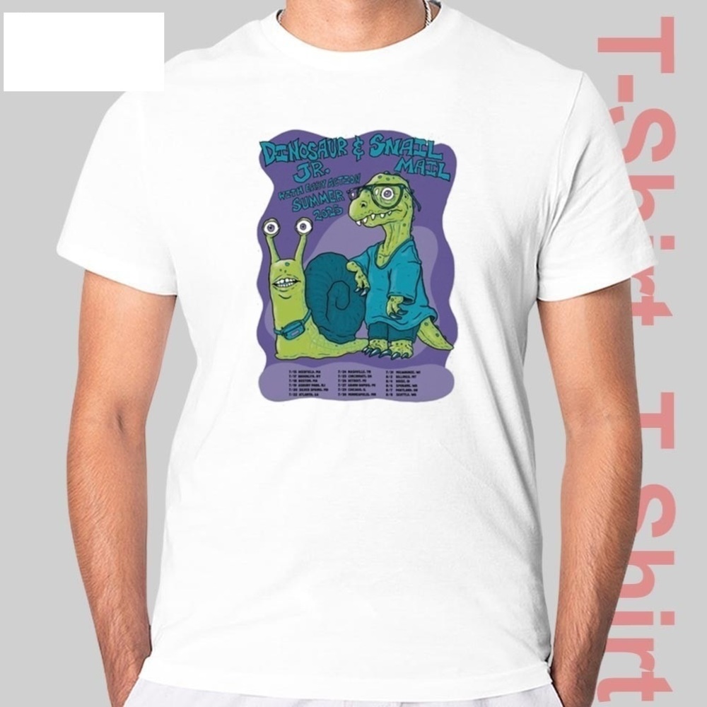 Dinosaur JR. And Snail Mail Summer Tour Shirt